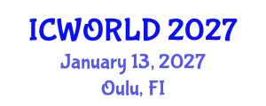 International conference on Imaging and Characterisation for a Sustainable World (ICWORLD) January 13, 2027 - Oulu, Finland