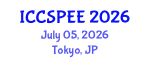 International Conference on Control system, power and electrical engineering (ICCSPEE) July 05, 2026 - Tokyo, Japan