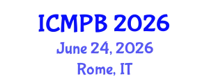 International conference on Medical Health Science, Pharmacology & Bio Technology (ICMPB) June 24, 2026 - Rome, Italy