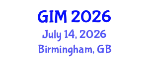 International Conference on Green Intelligent Manufacturing (GIM) July 14, 2026 - Birmingham, United Kingdom
