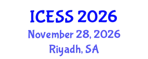International conferences on Economics and Social Sciences (ICESS) November 28, 2026 - Riyadh, Saudi Arabia