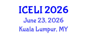 International Conference on Education, Leadership and Innovation (ICELI) June 23, 2026 - Kuala Lumpur, Malaysia