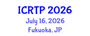International Congress on Religious Tourism and Pilgrimage (ICRTP) July 16, 2026 - Fukuoka, Japan