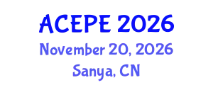 IEEE Asia Conference on Advances in Electrical and Power Engineering (ACEPE) November 20, 2026 - Sanya, China