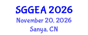 Asia Conference on Smart Grid, Green Energy and Applications (SGGEA) November 20, 2026 - Sanya, China