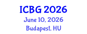 International Conference on Biotechnology And Genetics (ICBG) June 10, 2026 - Budapest, Hungary