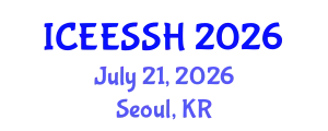 International Conference on Cross-disciplinary Insghts:Engineering,Higher Education,Social Science and Humanities (ICEESSH) July 21, 2026 - Seoul, Republic of Korea