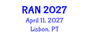 World Congress on Recent Advances in Nanotechnology (RAN) April 11, 2027 - Lisbon, Portugal
