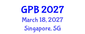 Global Congress on Plant Biology and Biotechnology (GPB) March 18, 2027 - Singapore, Singapore