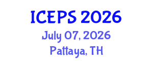 International Conference on Educational, Psychological & Social Sciences (ICEPS) July 07, 2026 - Pattaya, Thailand