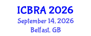 International Conference on Bioinformatics Research and Applications (ICBRA) September 14, 2026 - Belfast, United Kingdom