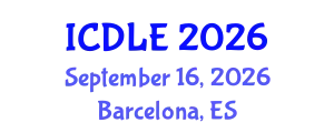 International Conference on Distance Learning and Education (ICDLE) September 16, 2026 - Barcelona, Spain