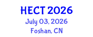 International Conference on Hydraulic Engineering and Construction Technology (HECT) July 03, 2026 - Foshan, China