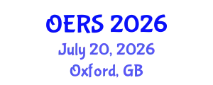 Oxford Education Research Symposium (OERS) July 20, 2026 - Oxford, United Kingdom