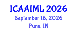 International Conference on Applied Artificial Intelligence and Machine Learning (ICAAIML) September 16, 2026 - Pune, India