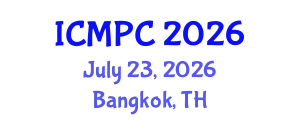 International Conference on Medicinal and Pharmaceutical Chemistry (ICMPC) July 23, 2026 - Bangkok, Thailand