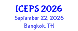 International Conference on Educational, Psychological & Social Sciences (ICEPS) September 22, 2026 - Bangkok, Thailand