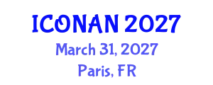 International Conference On Nanomedicine And Nanobiotechnology (ICONAN) March 31, 2027 - Paris, France