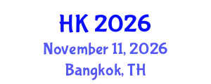 International conference on Artificial Intelligence, Data Science & Machine Learning (HK) November 11, 2026 - Bangkok, Thailand