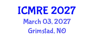 International Conference on Mechatronics and Robotics Engineering (ICMRE) March 03, 2027 - Grimstad, Norway