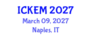 International Conference on Key Engineering Materials (ICKEM) March 09, 2027 - Naples, Italy