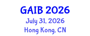 International Conference on Generative Artificial Intelligence for Business (GAIB) July 31, 2026 - Hong Kong, China