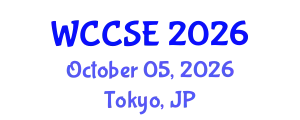 World Conference on Computer Science and Engineering (WCCSE) October 05, 2026 - Tokyo, Japan