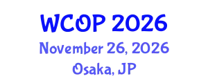 World Conference on Orthopaedics and Physiotherapy (WCOP) November 26, 2026 - Osaka, Japan