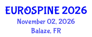 International Conference on Spine Surgery and Spinal Disorder (EUROSPINE) November 02, 2026 - Balaze, France