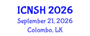 International Conference on Nursing Science and Healthcare (ICNSH) September 21, 2026 - Colombo, Sri Lanka