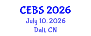 International Conference on Chemical Engineering and Biological Science (CEBS) July 10, 2026 - Dali, China