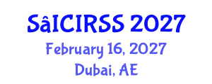 SoRes – International Conference on Interdisciplinary Research in Social Sciences February 16, 2027 - Dubai, United Arab Emirates