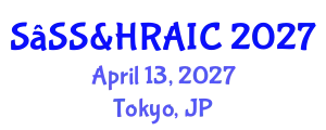 SSHRA – Social Science & Humanities Research Association International Conference April 13, 2027 - Tokyo, Japan