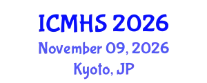 International Conference on Medical & Health Science (ICMHS) November 09, 2026 - Kyoto, Japan