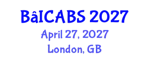 BioTecnica – International Conference on Advances in Biological Sciences April 27, 2027 - London, United Kingdom