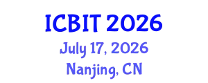 International Conference on Biomedicine and Intelligent Technology (ICBIT) July 17, 2026 - Nanjing, China