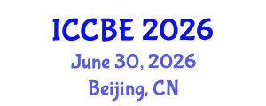International Conference on Chemical and Biochemical Engineering (ICCBE) June 30, 2026 - Beijing, China