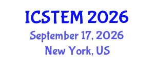 International Conference on Science, Technology, Engineering and Management (ICSTEM) September 17, 2026 - New York, United States
