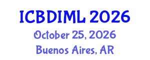 International Conference on Big Data, IoT and Machine Learning October 25, 2026 - Buenos Aires, Argentina