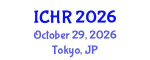 International Conference on Human Rights (ICHR) October 29, 2026 - Tokyo, Japan