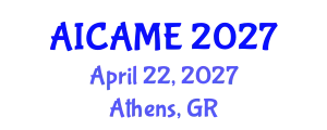 Annual International Conference on Advances in Mechanical Engineering (AICAME) April 22, 2027 - Athens, Greece