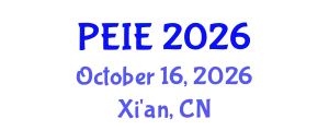 International Conference on Power Engineering and Industrial Electronics (PEIE) October 16, 2026 - Xi'an, China