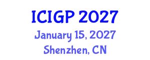 International Conference on Image and Graphics Processing (ICIGP) January 15, 2027 - Shenzhen, China