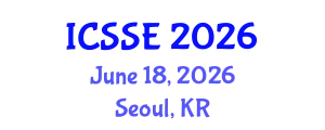 International Conference on Social Science and Economics (ICSSE) June 18, 2026 - Seoul, Republic of Korea