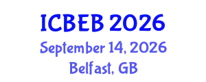 International Conference on Biomedical Engineering and Bioinformatics (ICBEB) September 14, 2026 - Belfast, United Kingdom