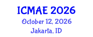 International Conference on Mechanical and Aerospace Engineering (ICMAE) October 12, 2026 - Jakarta, Indonesia