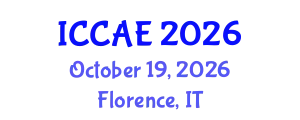 International Conference on Civil and Architectural Engineering (ICCAE) October 19, 2026 - Florence, Italy