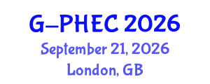 Global Public Health and Epidemiology Congress (G-PHEC) September 21, 2026 - London, United Kingdom