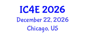 International Conference on E-Education, E-Business, E-Management and E-Learning (IC4E) December 22, 2026 - Chicago, United States