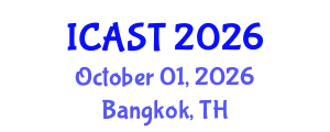 International Conference of Animal Science and Technology (ICAST) October 01, 2026 - Bangkok, Thailand